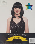 Glamourous Black Shoulder Length With Bangs Costume Wig