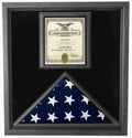 Flag Connections Premium USA-Made Solid wood Flag Document Case Black Finish 5 x 9.5 flag