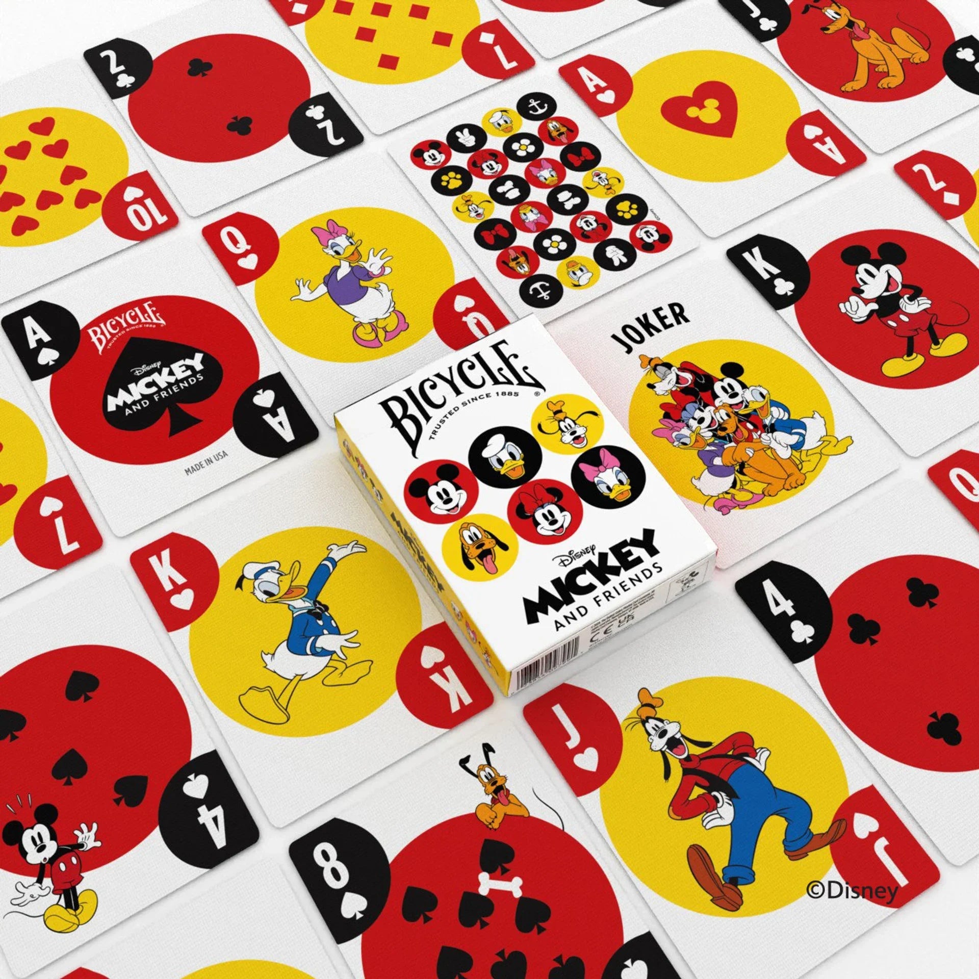 Bicycle Disney Mickey & Friends Playing Cards – Disney Collection