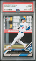 Graded 2024 Topps Now Shohei Ohtani #779 Baseball Card PSA 10 Gem Mint