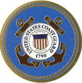 Flags Connections COAST GUARD Color Medallion