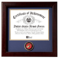 United States Marine Corps Certificate of Achievement Frame