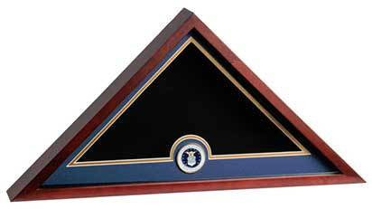 Flags Connections Air Force Medallion Flag Display case.