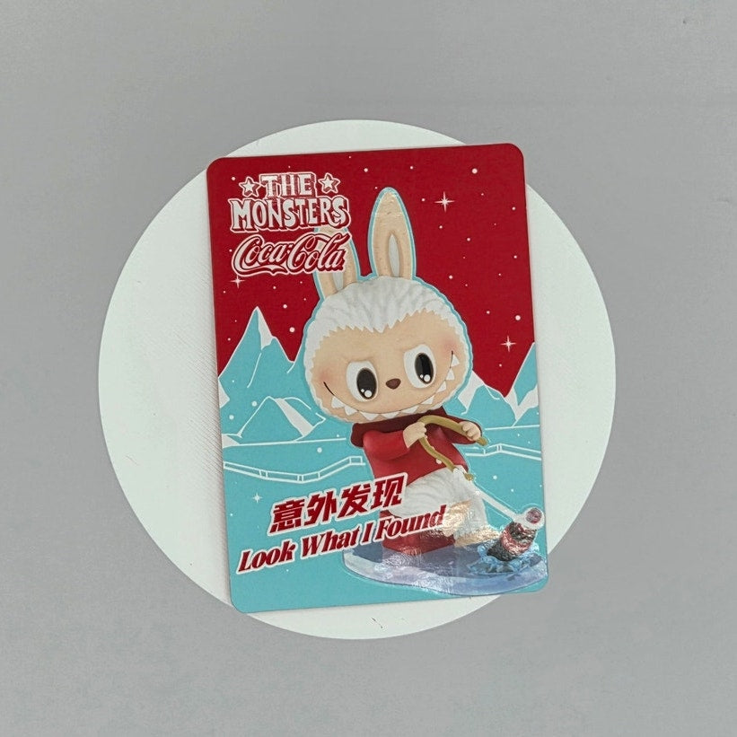 The Monster's Coca-Cola Figures - Card Confirmed "Look What I Found"