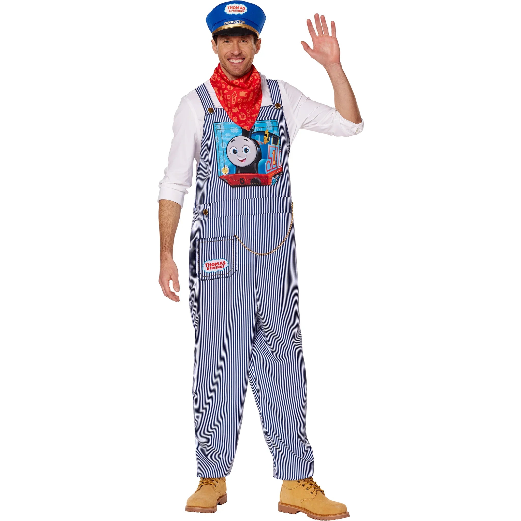 Mens Thomas & Friends Conductor Adult Costume