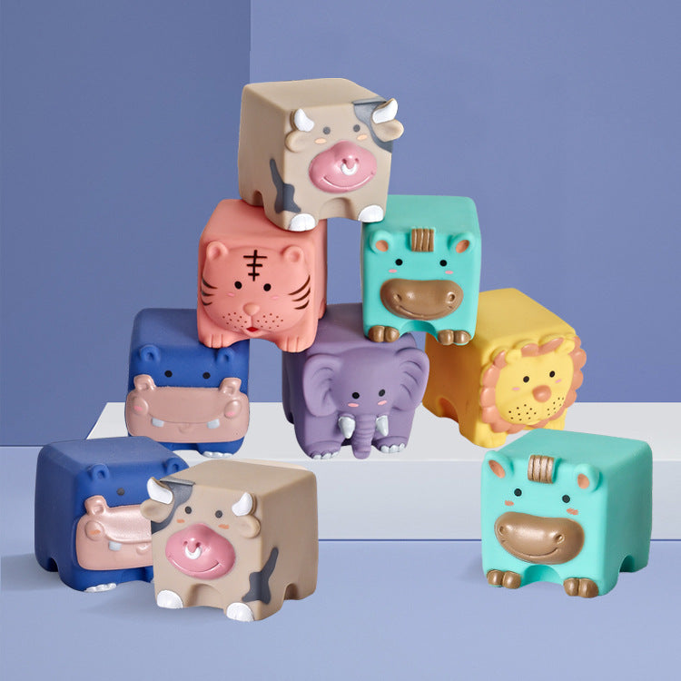 Animal Textured Soft Blocks