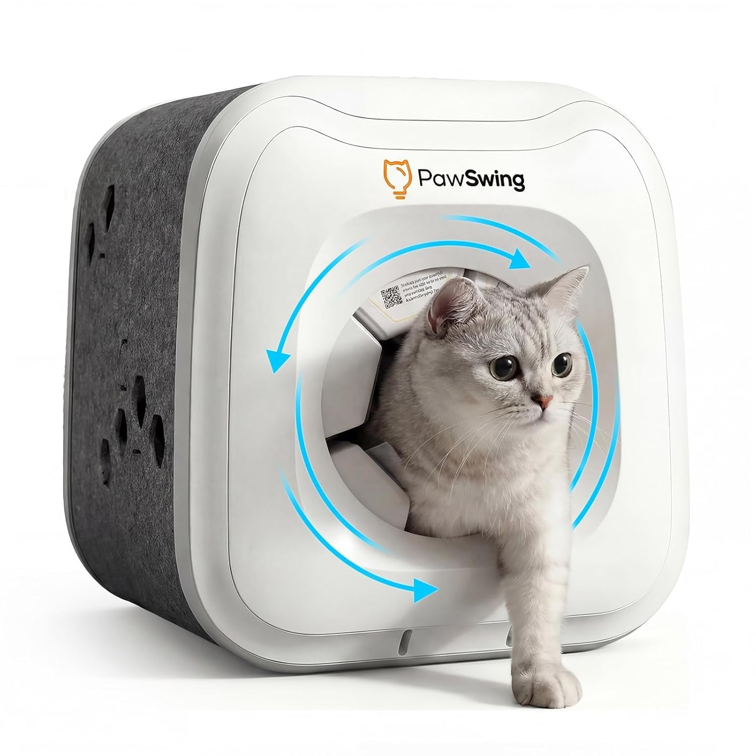 Cat Self Groomer Automatic Fur Collector Brush Grooming Box for Cats