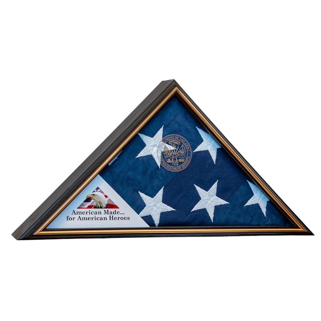 Tributary Flag Case - Army Flag Display Case