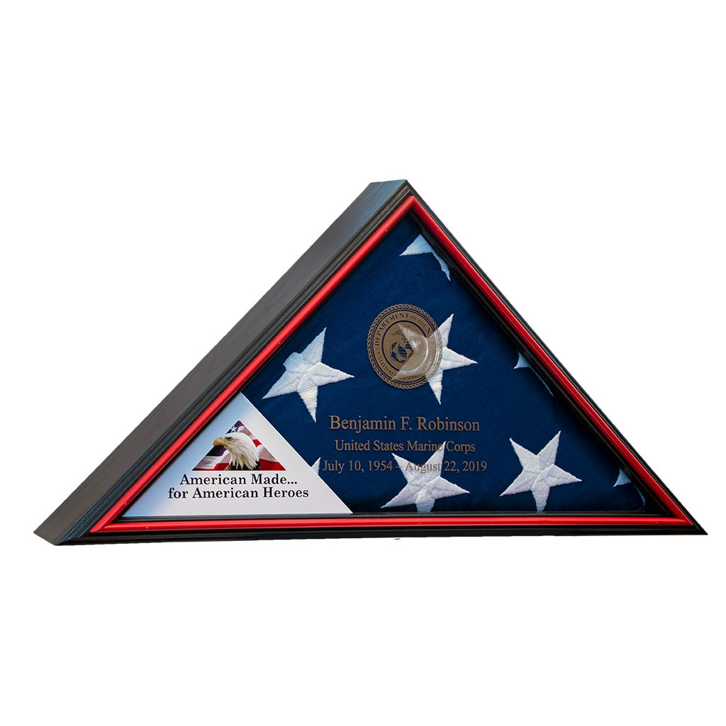 Tributary Flag Case - Army Flag Display Case