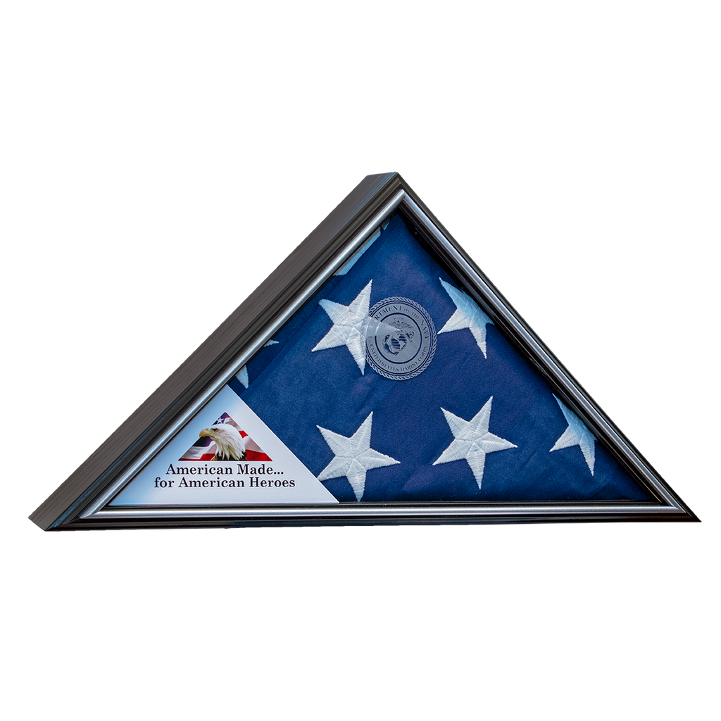 Tributary Flag Case - Navy Flag Display Case