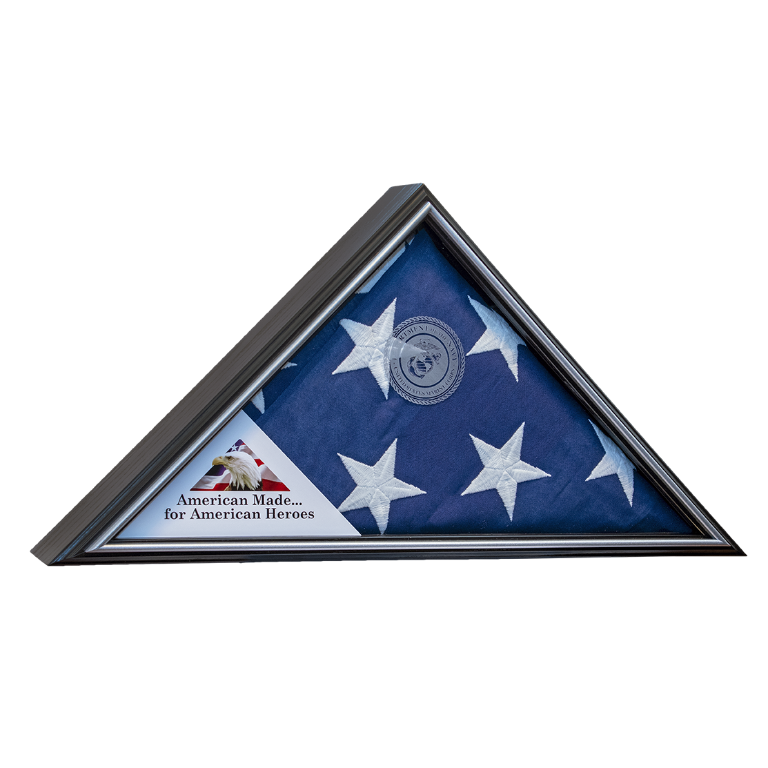 Tributary Flag Case - Navy Flag Display Case