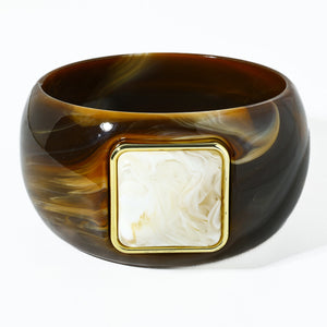 Coffee colored white stone