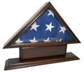 5'x9' Flag Case for Veteran / Funeral / Burial Flag - With Name Plate.