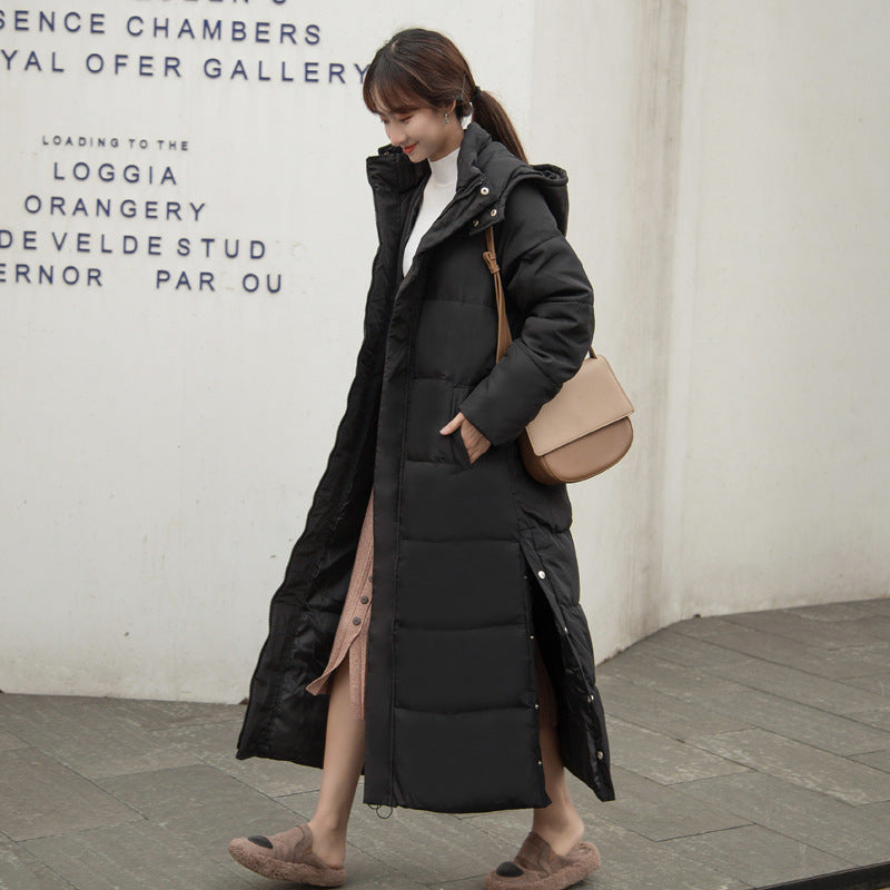Winter Cotton Clothing Women's Extended Below The Knee