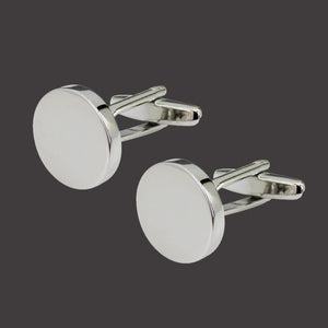 Silver Glossy Round