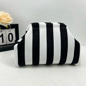Pinstripe Black And White