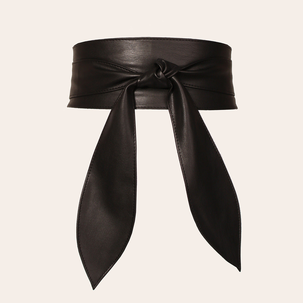 Amazon Cross-border Women's Wide Waist Cover Soft All-match Elegant Bow Ribbon Super Long In Stock Tie Belt