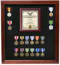 Flag Connections Medal and Document Case American Veterans Made, Cherry Document case