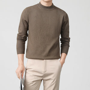 Brown Half Turtleneck
