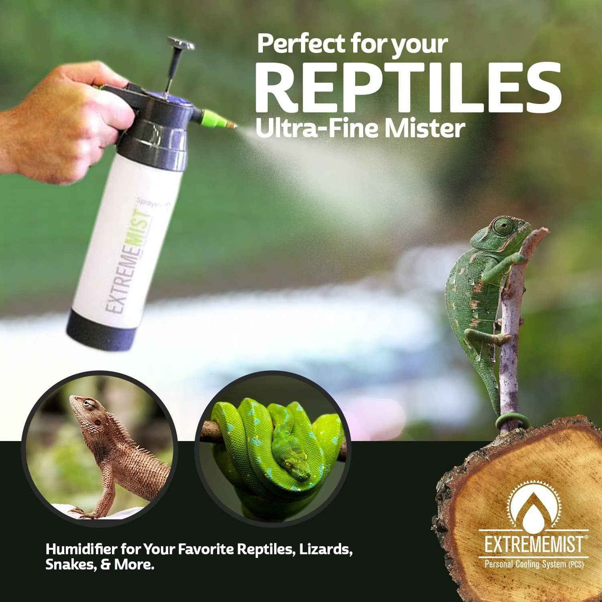 ExtremeMist Reptile Mister – Continuous Sprayer, 20 & 32 oz