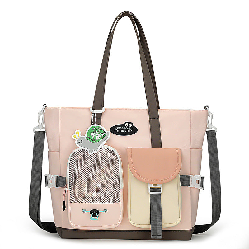 Womens Large-capacity Casual One-shoulder Crossbody Bag
