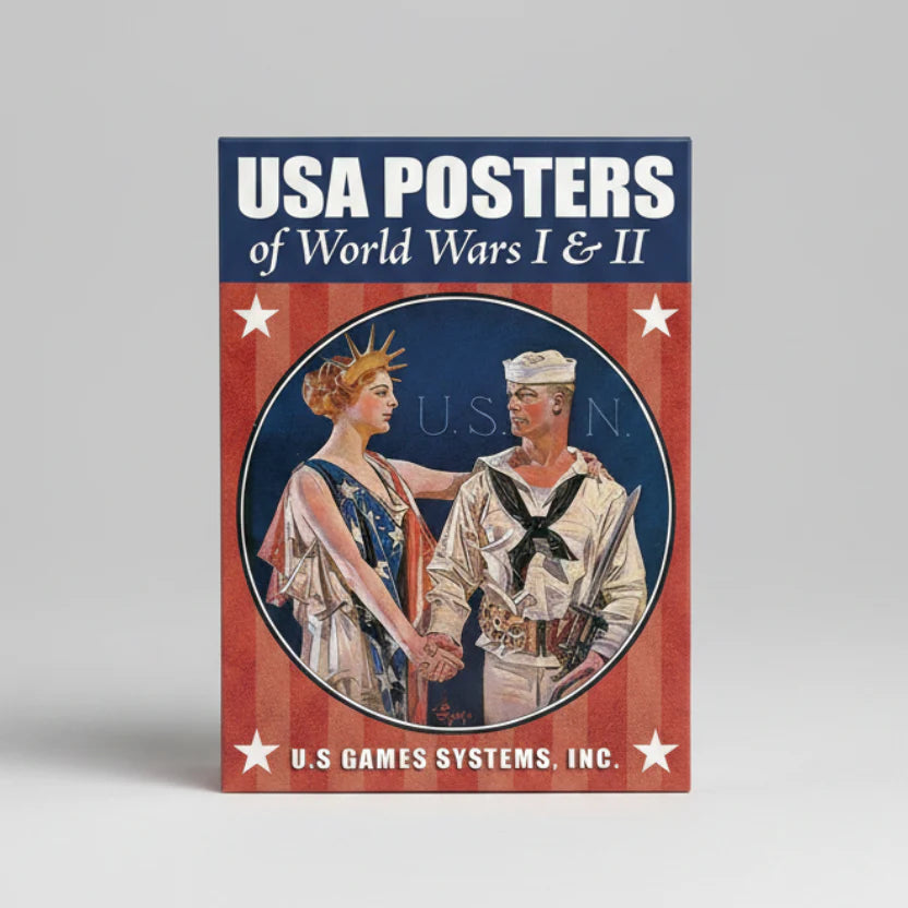 USA Posters of World Wars I and II Poker Deck
