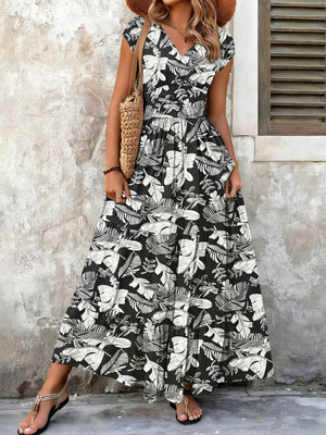 Bamboo leaf flower black