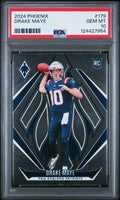 Graded 2024 Panini Phoenix Drake Maye #179 Rookie RC Football Card PSA 10 Gem Mint