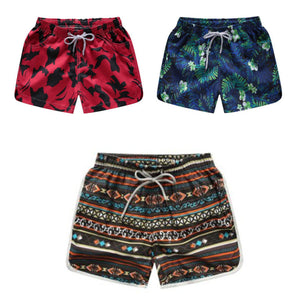 Blue feather short