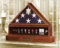 Presidential Pedestal Flag Medal Display - Cherry.