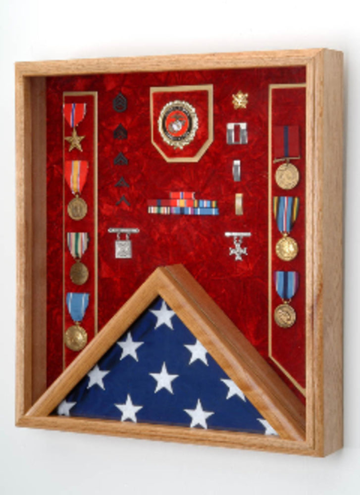 Flag Display case Combo Awards , Shadow Box.