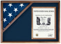 Flag and Military Insignia Display Case