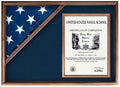 Large Case for Certificate for 5x9.5 flag - Walnut