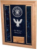 Military Shadowbox With Personalized Glass.