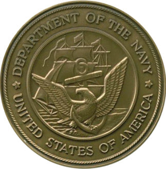 Military Service Medallions in Solid Brass.