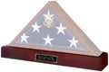 Military Flag and Medal Display Case Shadow Box.