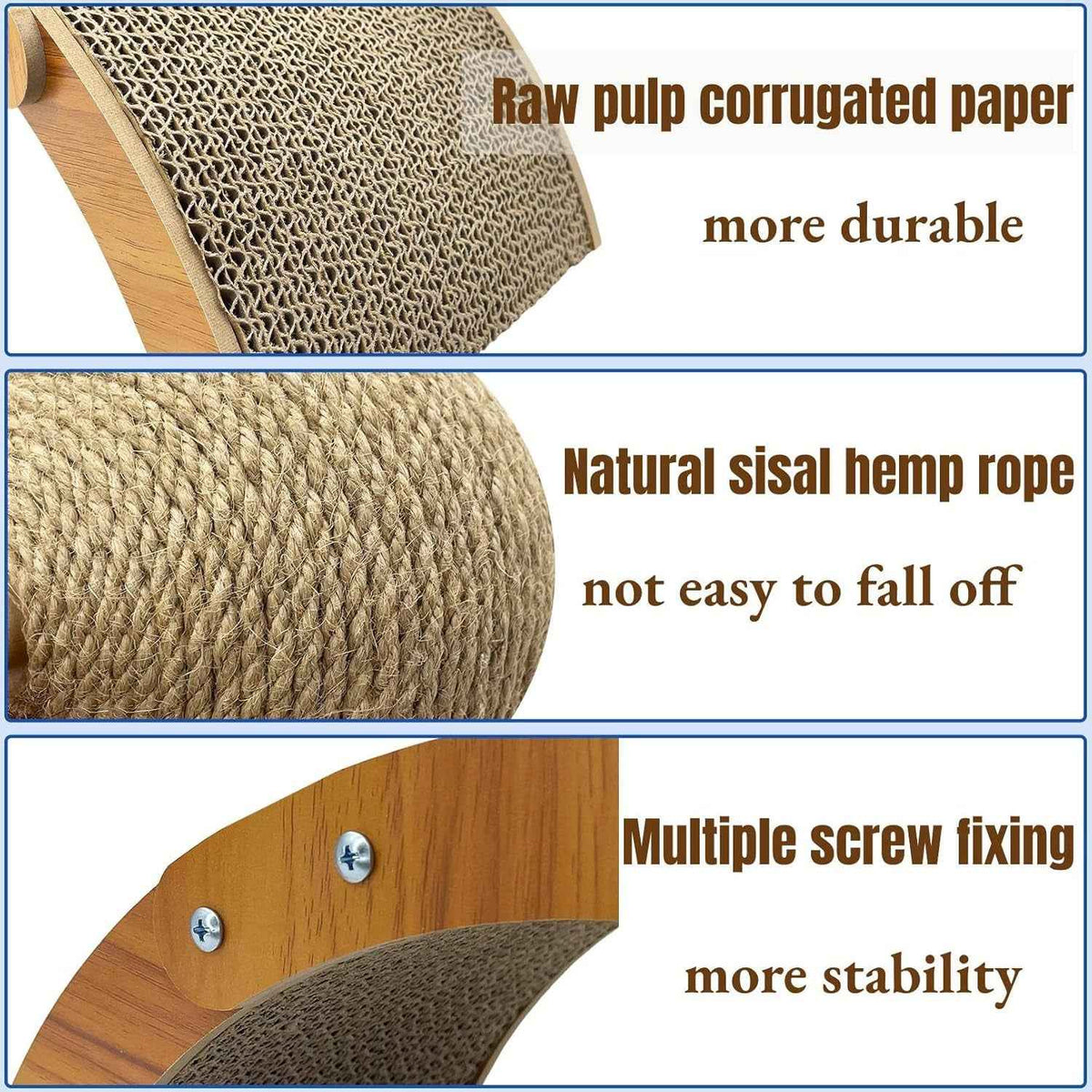 Rabbit Scratching Toy Sisal Ball & Cardboard Scratcher