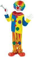 Big Top Clown Multicolor Boys Costume