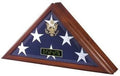 Presidential Flag Case, Memorial Flag Display Case Available in Walnut or Cherry Finish