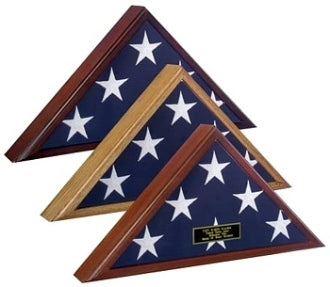 Flag Display Case for a Veteran Funeral - for Casket Flag