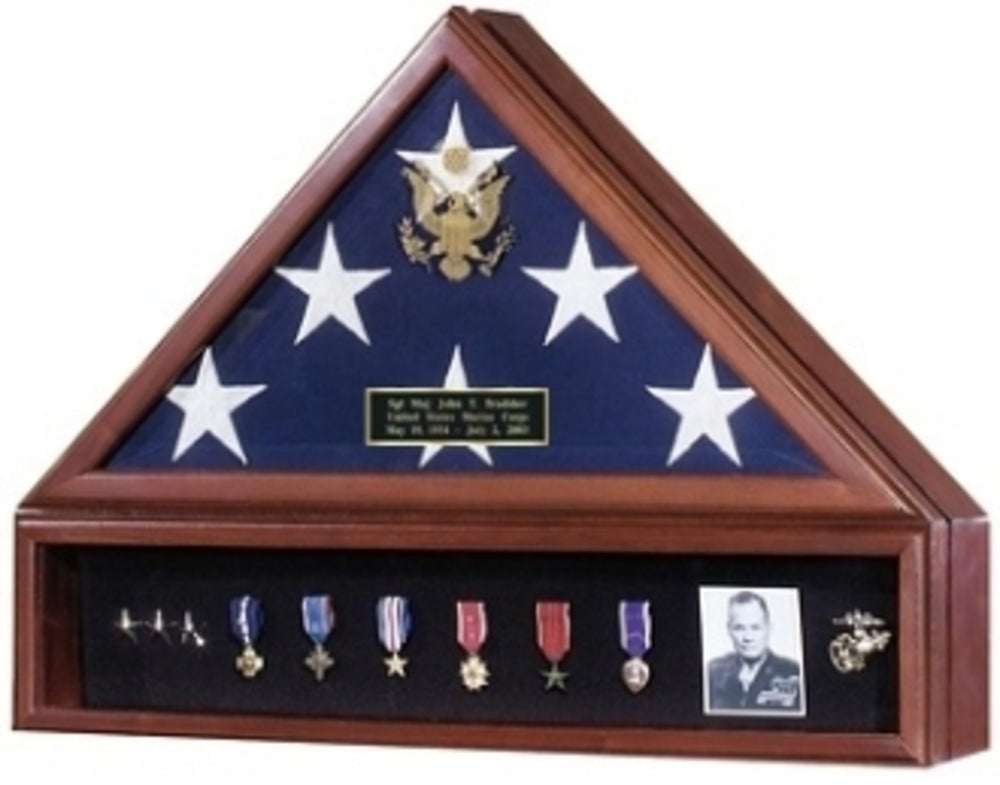 Flag Case for Flag that Cover Casket in Military Funeral.