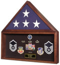 Flag and Document Display Case.