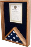 Certificate Holder, Flag Display Case - 5x9.5 flag