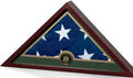 Flag Frame - Army, Army Flag Display Case colored hardwood