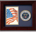 Photo and medallion frame Air Force, Air Force Medallion Frame.