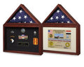 Capitol Presentation Flag Case with Display Shadow Box - 5'x9.5' flag