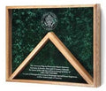 Deluxe Combo Awards, Flag Display Case - Laser Engraving
