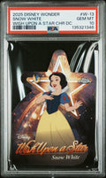 Graded 2025 Topps Chrome Disney Wonder Snow White #W-13 Wish Upon A Star Die-Cut Seven Dwarfs Trading Card PSA 10 Gem Mint