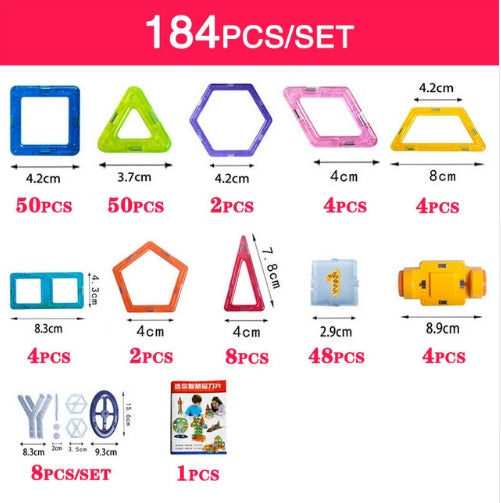 Mini Magnetic Building Pieces