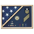 5 X 9.5 Flag Memorial Case - Folded Corner flag case